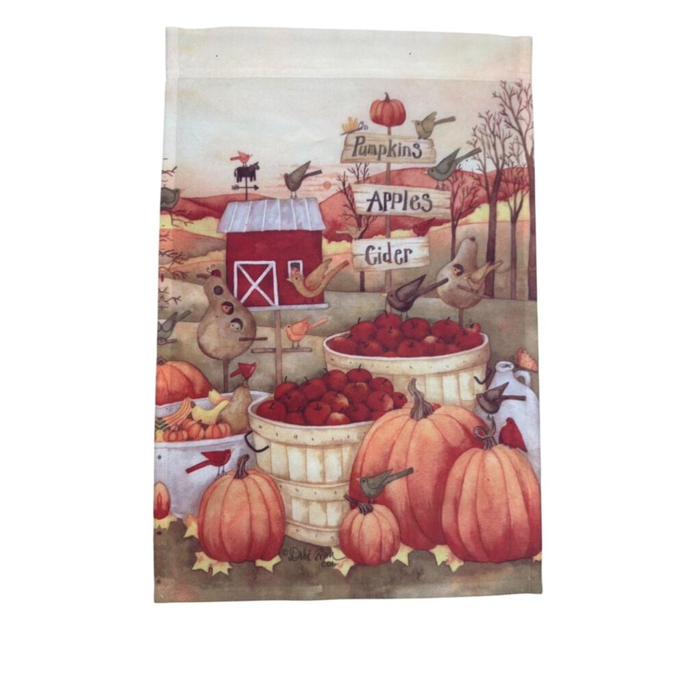 Set of 3 Decorative Garden Flags - Dog & Seasonal Designs - Picture 4 of 4